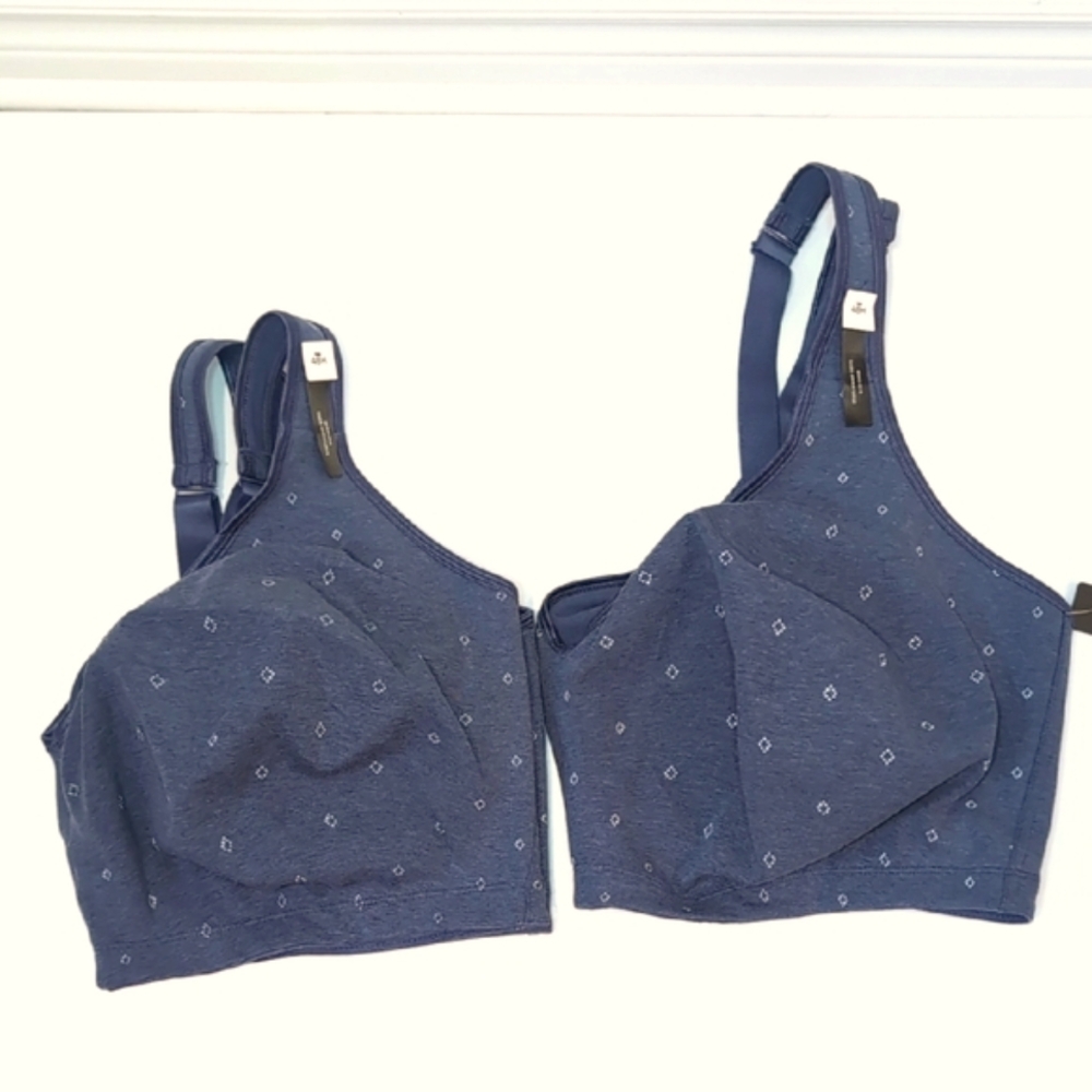 NWT Voglio 2 Blue T-Shirt Wireless Bras 48H